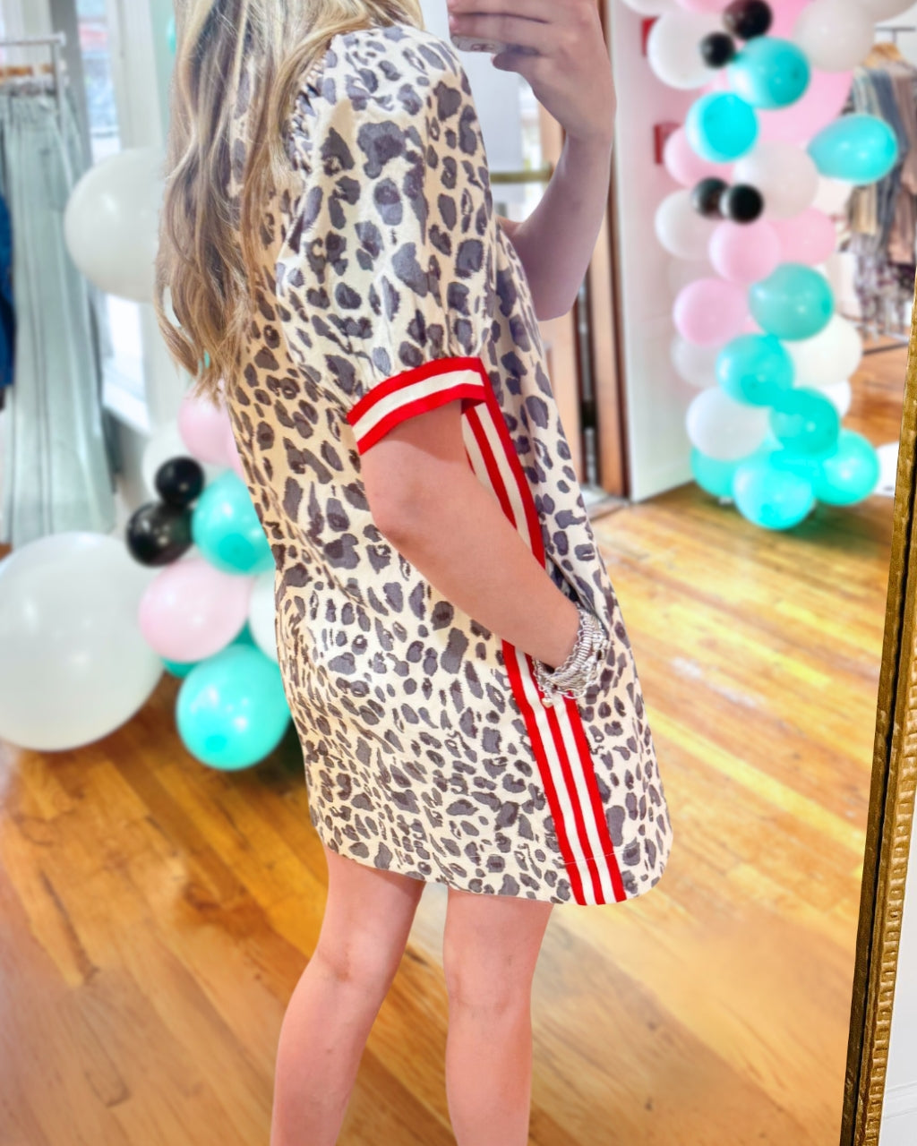 Playful Leopard Mini Dress